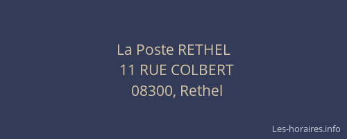 La Poste RETHEL