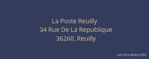 La Poste Reuilly