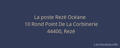 La poste Rezé Océane