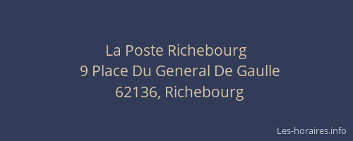 La Poste Richebourg