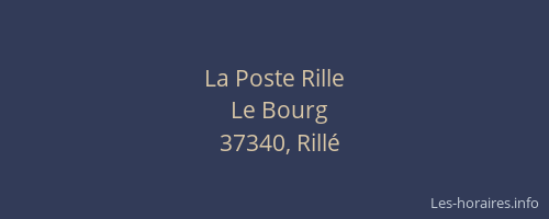 La Poste Rille