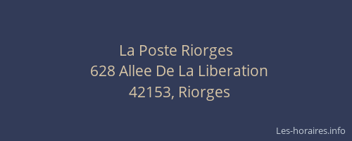 La Poste Riorges