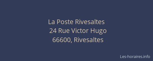 La Poste Rivesaltes
