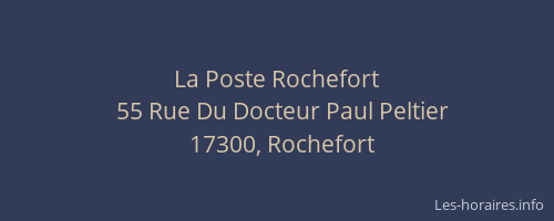 La Poste Rochefort