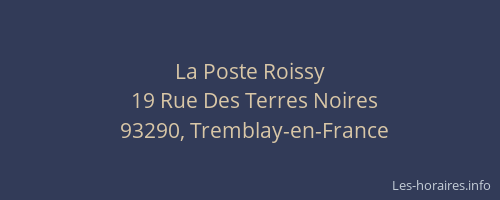 La Poste Roissy