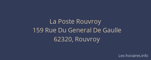 La Poste Rouvroy