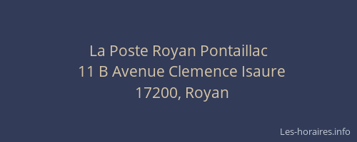 La Poste Royan Pontaillac