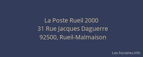 La Poste Rueil 2000