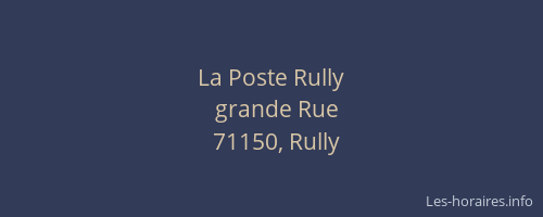 La Poste Rully