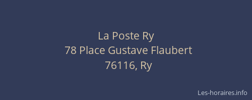 La Poste Ry