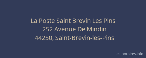 La Poste Saint Brevin Les Pins