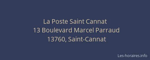 La Poste Saint Cannat