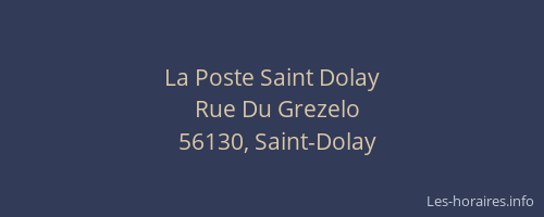 La Poste Saint Dolay