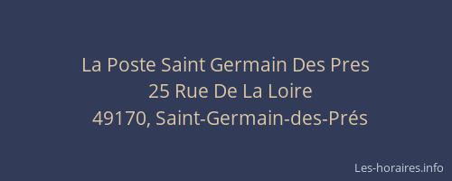 La Poste Saint Germain Des Pres