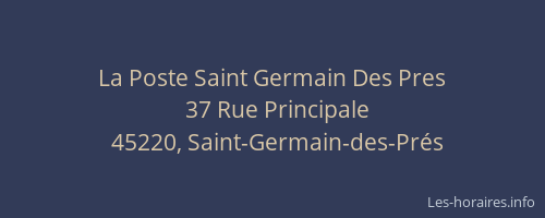 La Poste Saint Germain Des Pres