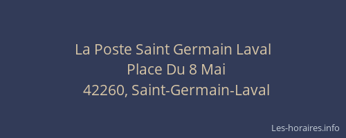 La Poste Saint Germain Laval