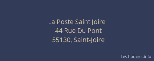 La Poste Saint Joire