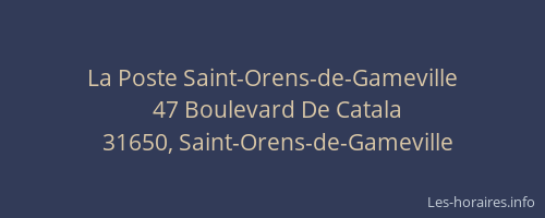 La Poste Saint-Orens-de-Gameville