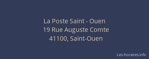 La Poste Saint - Ouen