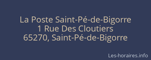 La Poste Saint-Pé-de-Bigorre