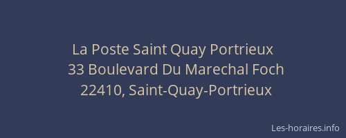 La Poste Saint Quay Portrieux