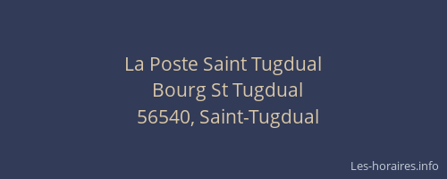 La Poste Saint Tugdual