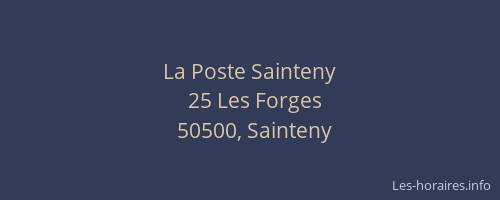 La Poste Sainteny