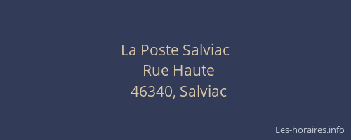 La Poste Salviac