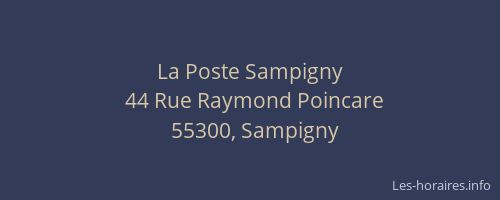 La Poste Sampigny