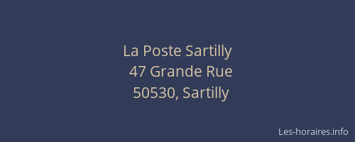 La Poste Sartilly
