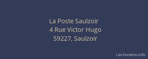 La Poste Saulzoir