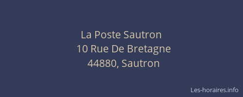 La Poste Sautron