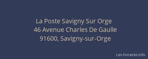 La Poste Savigny Sur Orge