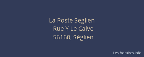 La Poste Seglien
