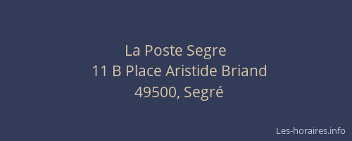 La Poste Segre
