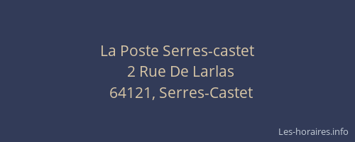 La Poste Serres-castet