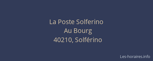 La Poste Solferino