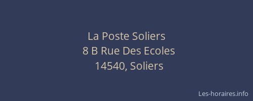 La Poste Soliers