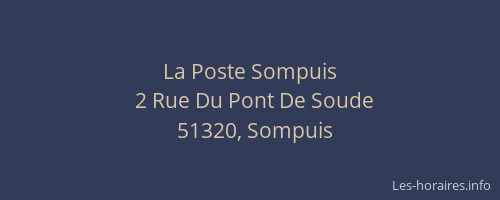 La Poste Sompuis