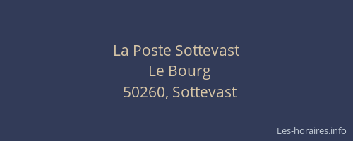 La Poste Sottevast