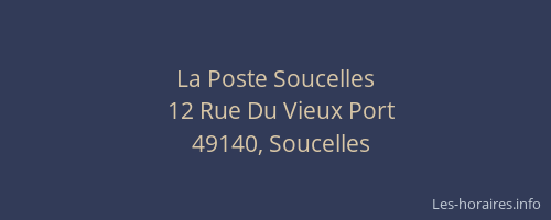 La Poste Soucelles