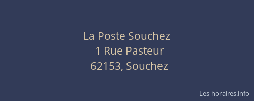 La Poste Souchez