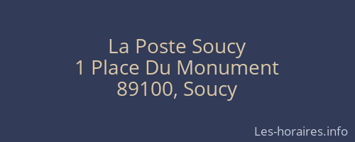 La Poste Soucy