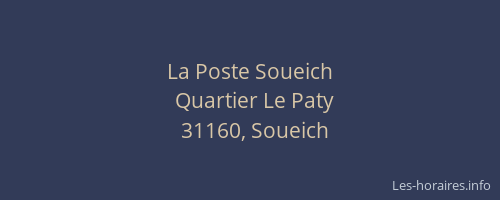 La Poste Soueich
