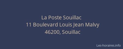 La Poste Souillac