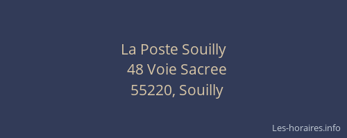 La Poste Souilly