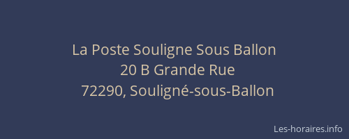 La Poste Souligne Sous Ballon