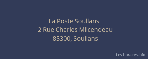 La Poste Soullans