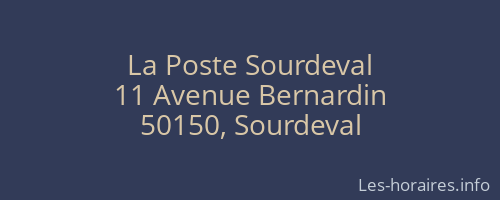 La Poste Sourdeval