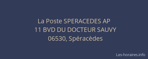 La Poste SPERACEDES AP